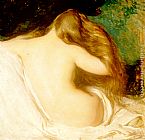 Joseph Rodefer De Camp Famous Paintings - Woman Drying her Hair